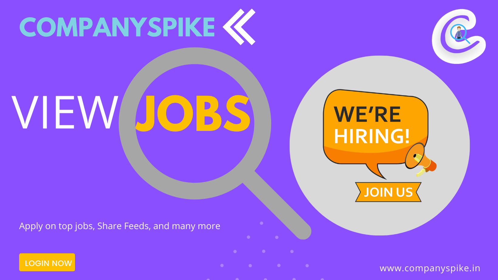 Login to connect with CompanySpike